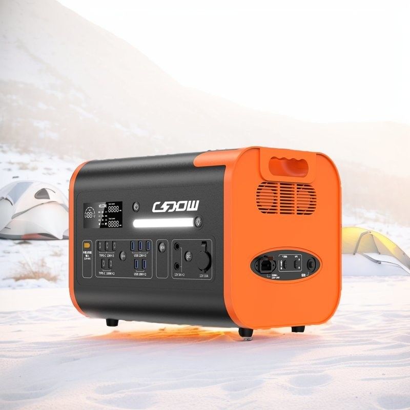 순수한 시노파 인버터 2200W LiFePO4 블랙 휴대용 태양 전지
