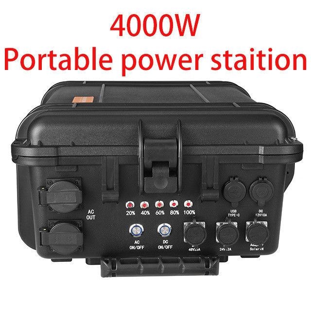야외 캠핑용 전력 대용량 4000W 및 USB/C 타입 18W 맥스 태양 발전기