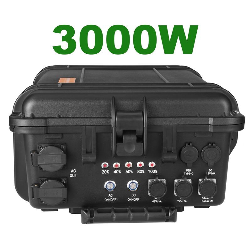 LT-30 외부 비상 백업 발전기용 휴대용 태양광 전력 공급 장치 3000wh