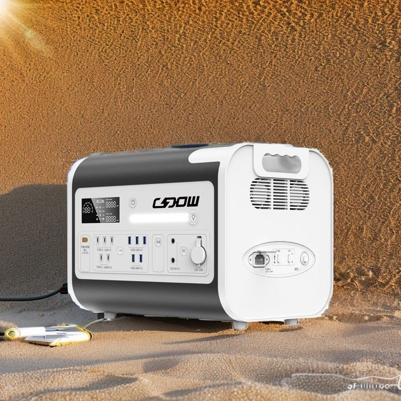 25kg 휴대용 태양광 발전소 2200W-2400W 태양광 발전기 2048wh 용량