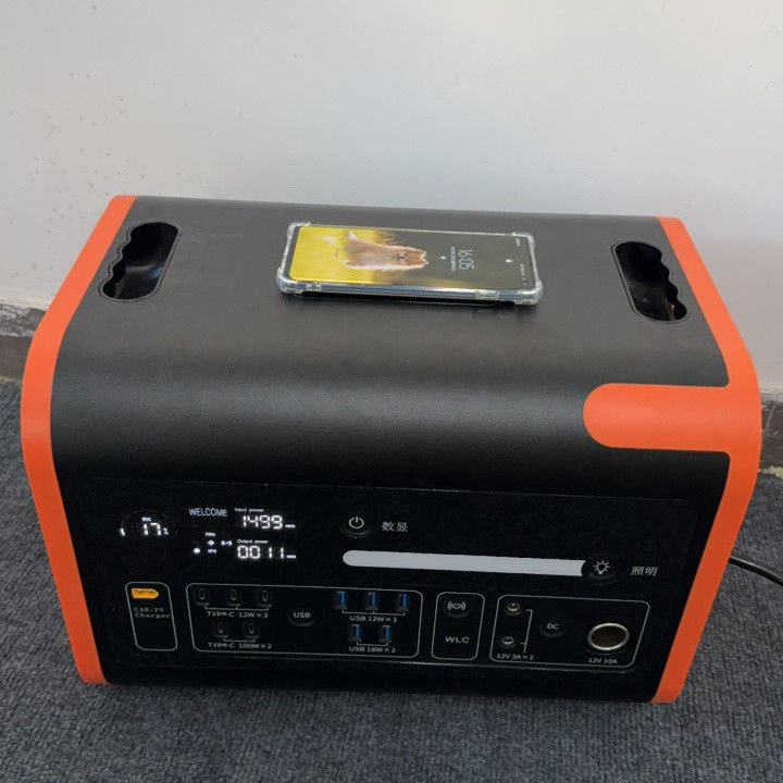 600W 2000W 휴대용 발전소 태양 발전기 비상 전력 끊기 캠핑 2048wh 야외 전력 공급
