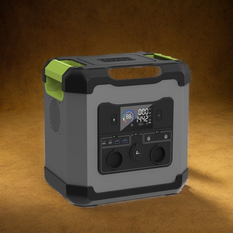 고전력 이동 전력 초고속 2000W 에너지 저장 전력 발전소 USB2 출력 5V/4.5A