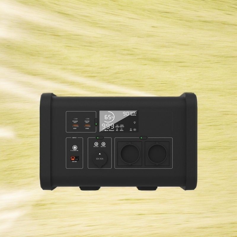 700W AC 출력 비상 전력 저장 태양 입력 휴대용 에너지 저장 전력 발전소
