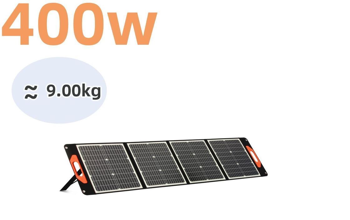 400W 접이식 태양 전지 패널 UB-400 지속 가능한 야외 전원을 위한 단 결정적 실리콘