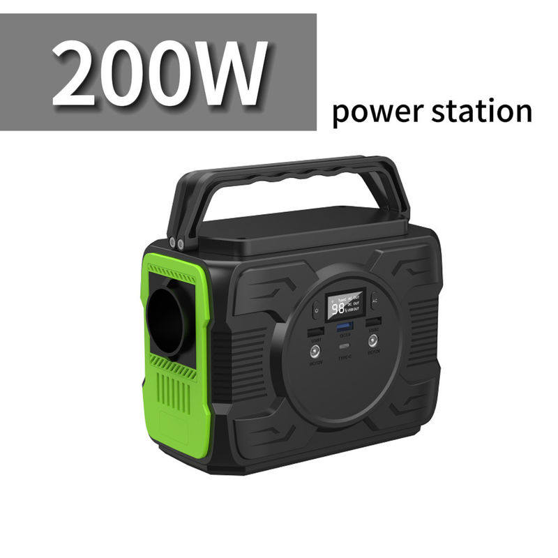 200W 휴대용 전력 발전소, 3차 리?? 배터리, 사냥용 4W LED 조명