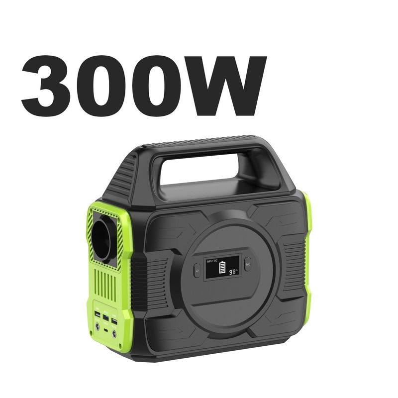300W 휴대용 발전소 폴리머 배터리 태양전지 전원 공급 장치 모든 브랜드