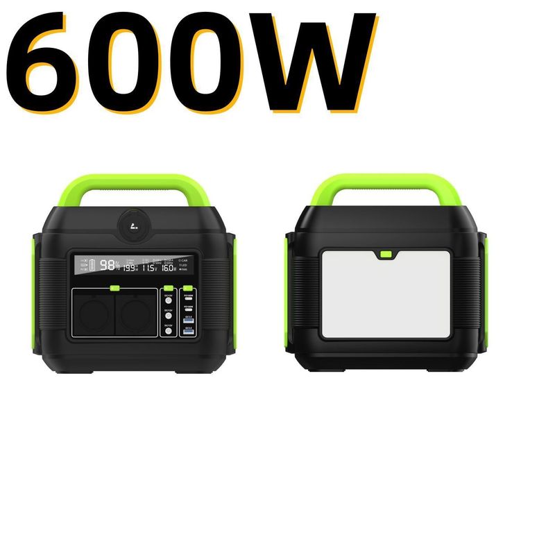 야외 캠핑용 600W MPPT 태양전지 발전소