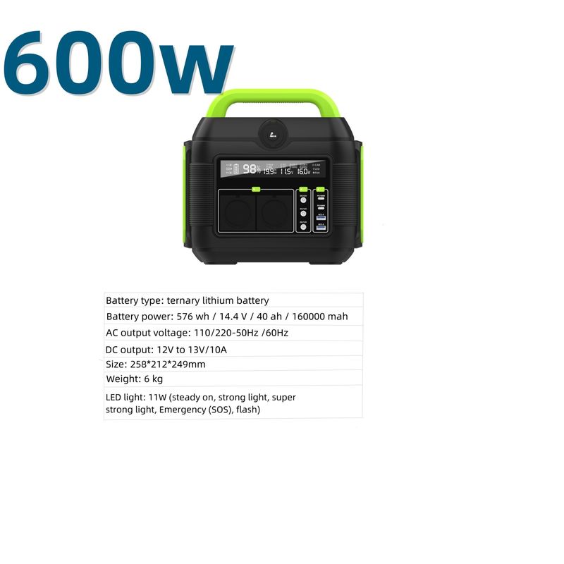 600W 휴대용 태양광 발전소