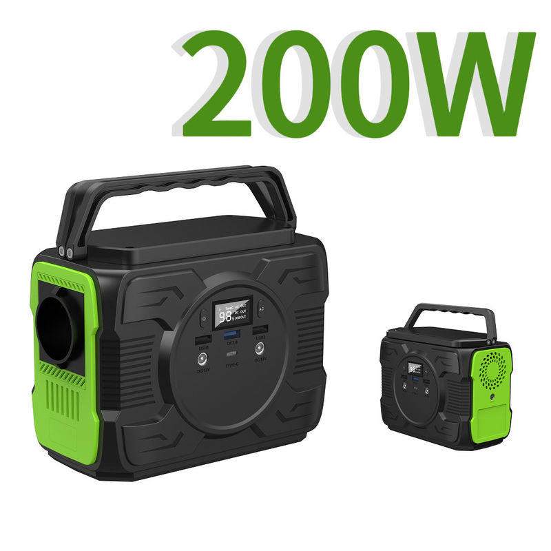 휴대용 전력 발전기 200W QC3.0 출력 9V/2A 및 명목 용량 173wh