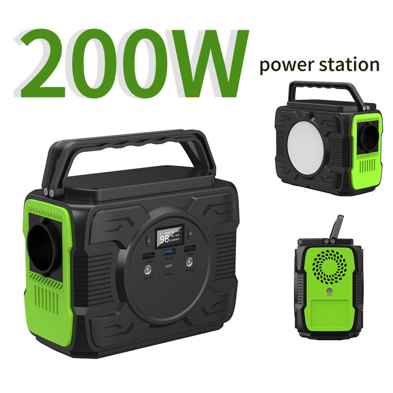 200W 배터리 리?? 급충전자 야외활동용 재충전 태양 발전기