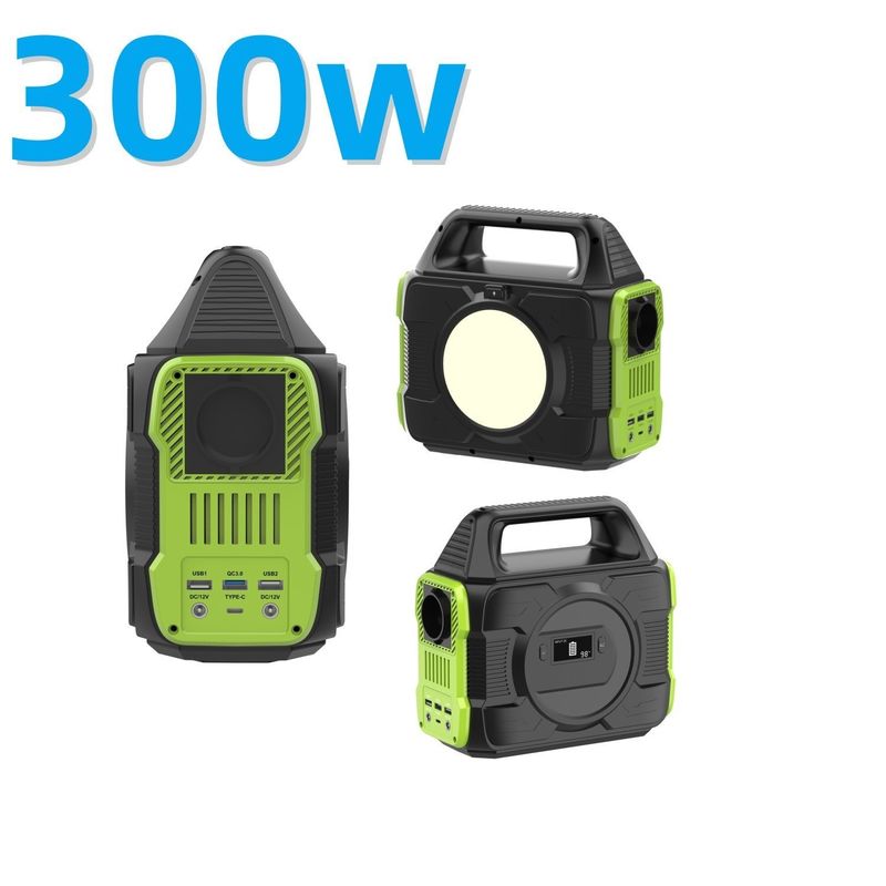 80000mAh 배터리 태양광 발전소 야외 활동용 가벼운 300W 발전기