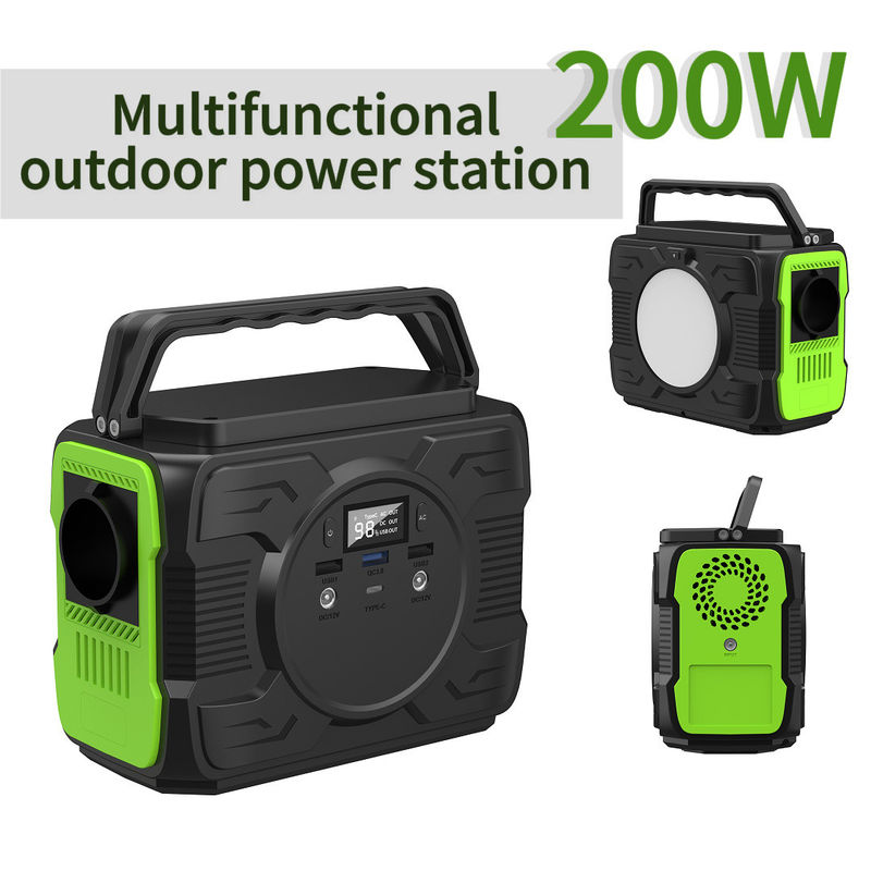 200W 리?? 배터리 휴대용 UPS 전력 발전소 사용자 정의용 전력 은행 발전기
