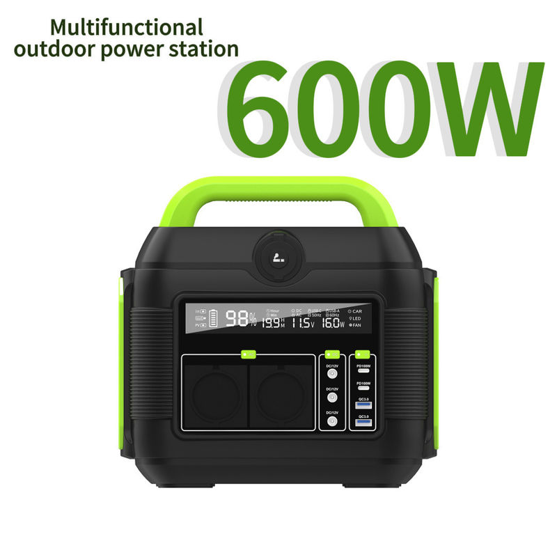 600W 휴대용 야외 에너지 저장 비상 전력 은행