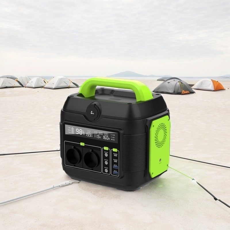 야외 캠핑용 휴대용 에너지 저장 발전소 600W AC 출력 사용자 정의