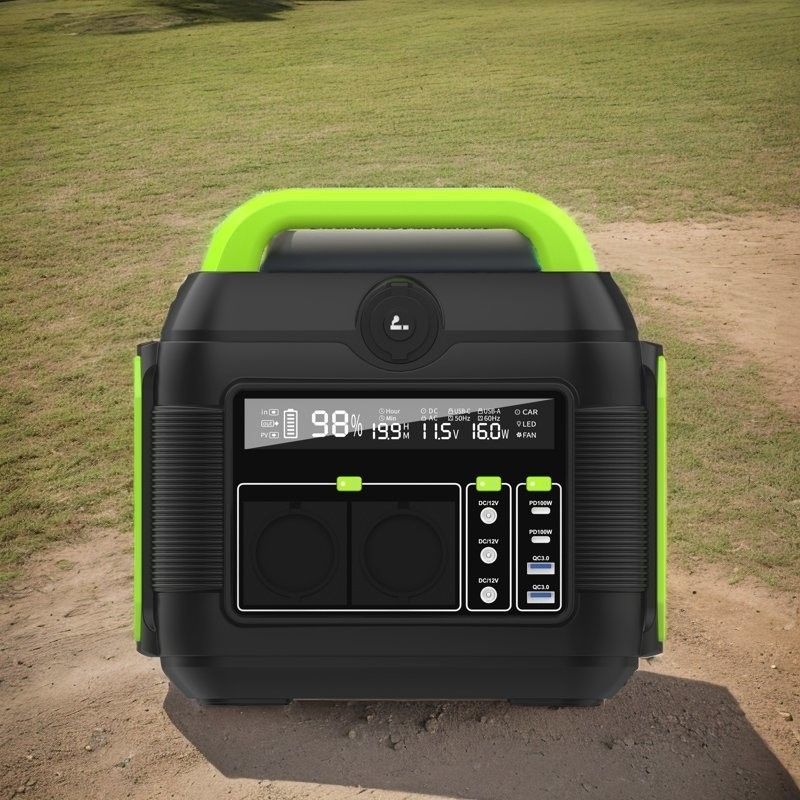 MPPT 110V/220V 600W 리?? 배터리 야외 태양광 휴대용 캠핑 발전소