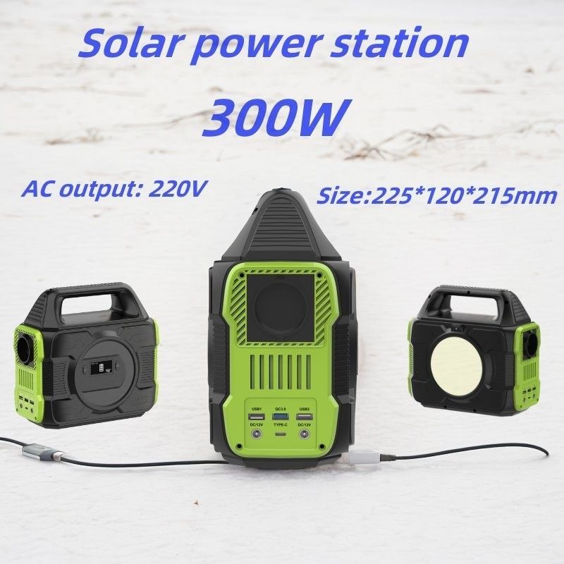 야외 캠핑 및 드론 충전용 300W 휴대용 발전기