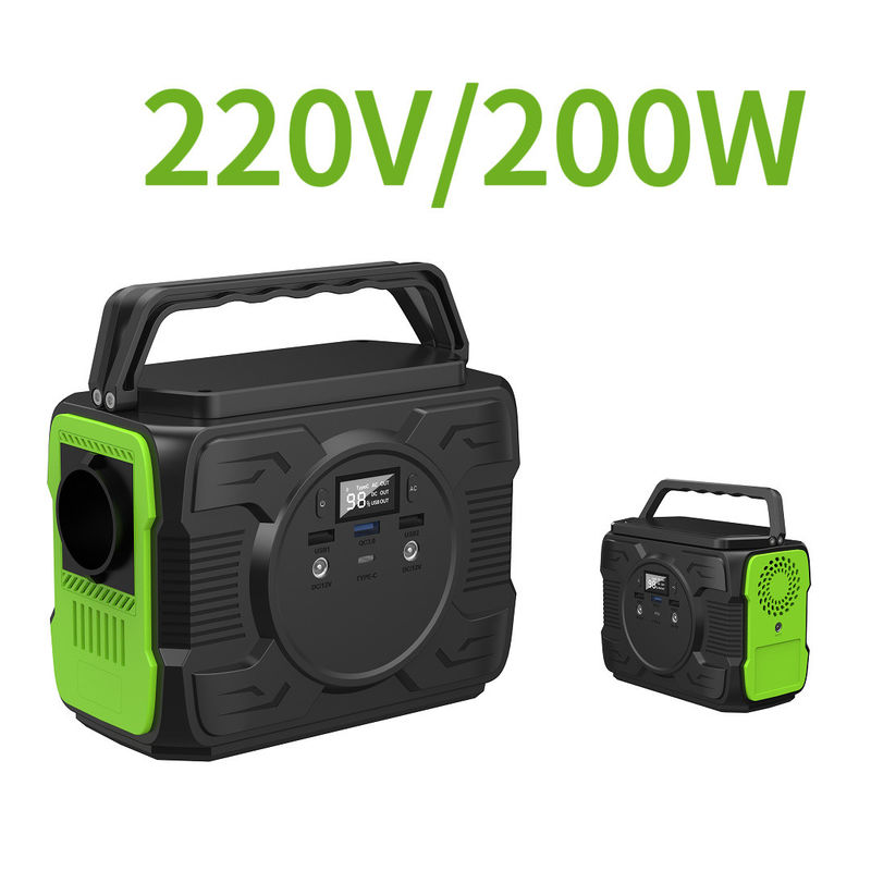 200W 300W 에너지 저장용 휴대용 태양광 발전소 DC1 2 출력 12V-16.8V/6A S2X-173