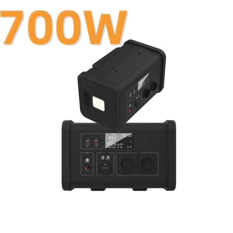 200W 300W 600W 700W 발코니 에너지 저장장치와 함께 휴대용 가정용 태양광 발전 시스템