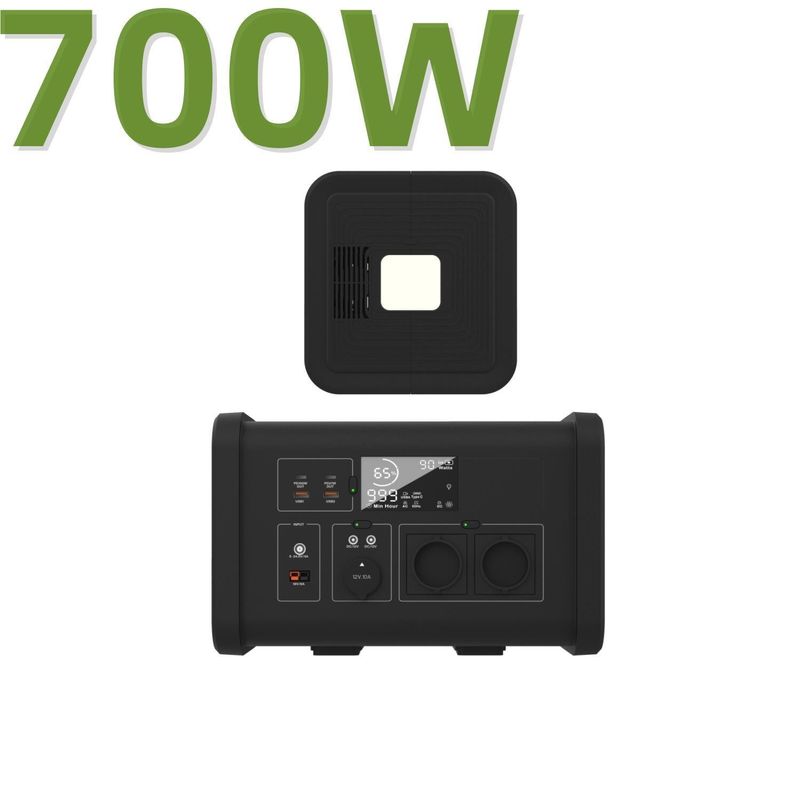 537.6wh LiFePO4 배터리 휴대용 발전소 캠핑 및 그 이상의 당신의 가자 도구