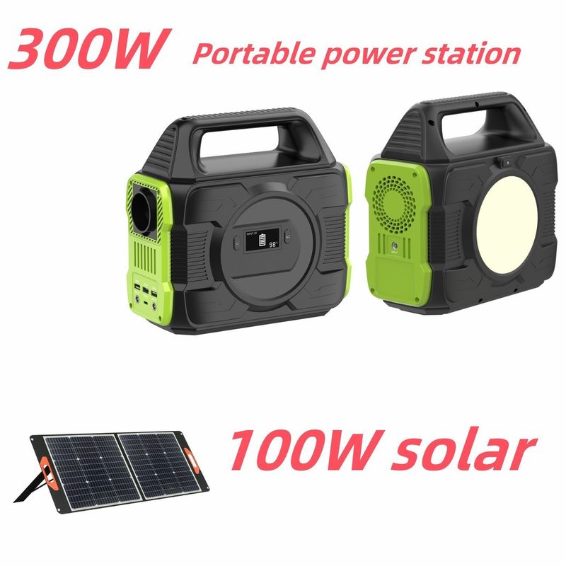 300W 스마트 태양 발전기 모바일 충전기 리?? RV 배터리 태양 휴대용 전원 은행 역