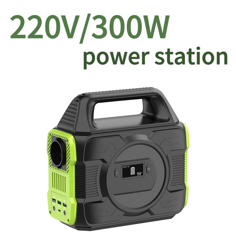 110V 220V 태양광 전력 공급 장치 액체 결정 디스플레이와 함께 휴대용 300W 배터리 전력 은행