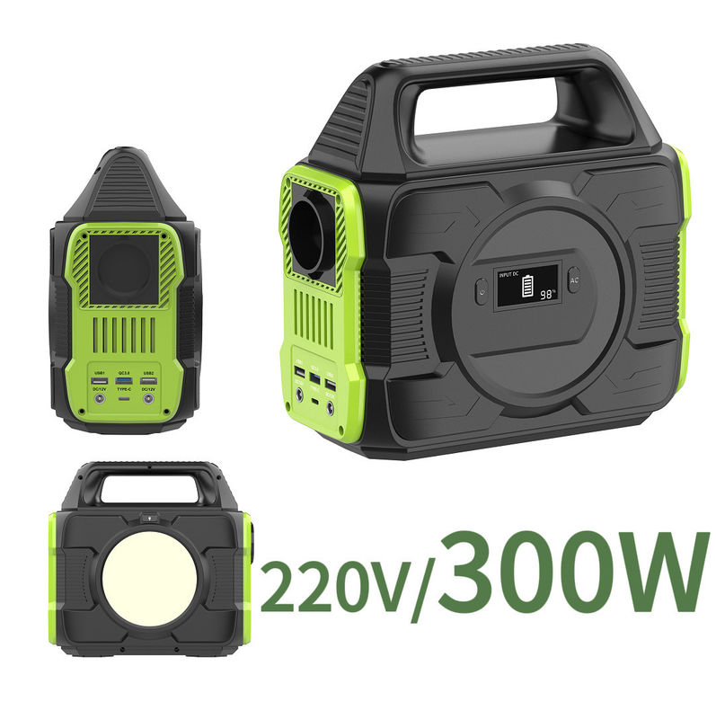 300W 태양광 발전소 발전기 휴대용 태양광 전력 은행