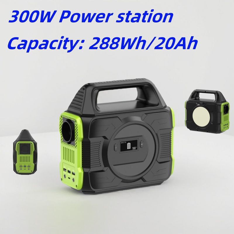 MPPT 기술 300W AC/DC 출력 소켓 발코니 드론 및 컴퓨터용 휴대용 모바일 발전소