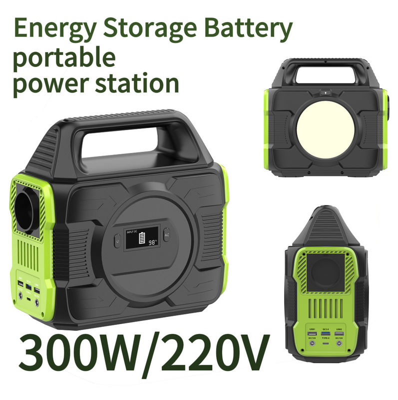 휴대용 태양광 전력 은행 300W 리?? 배터리 소형 오프 그리드 태양광 에너지 시스템