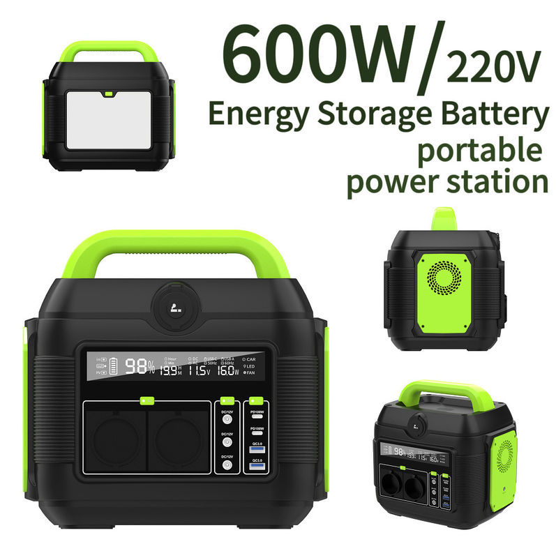 다기능 휴대용 전원 은행 600W 출력 및 장수 리?? 배터리