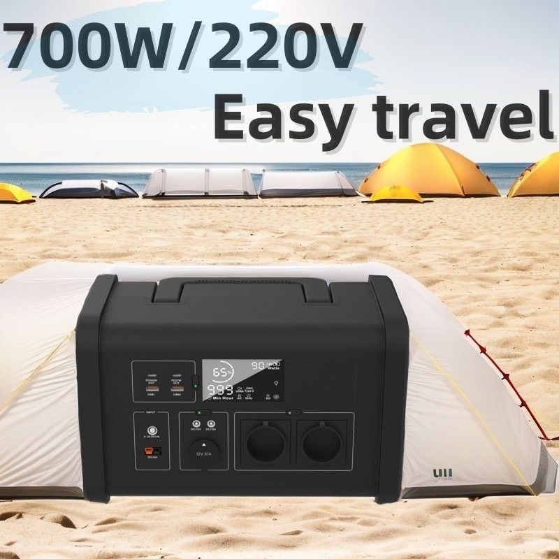 야외 비상용 700W 전력 발전소 휴대용 태양 발전기 및 리?? 배터리