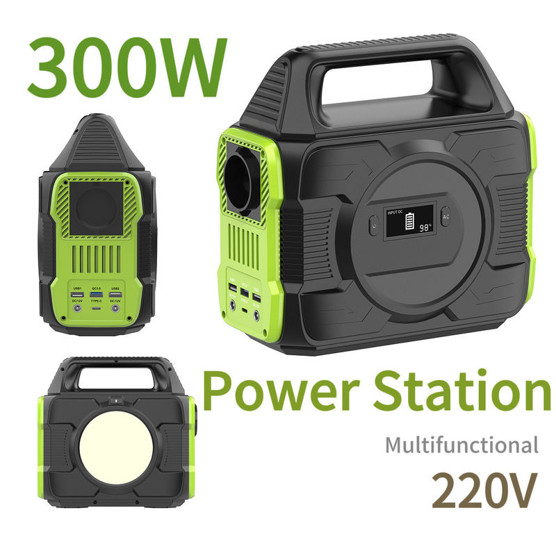 300W 비상 에너지 캠핑 리?? 배터리 휴대용 발전소 우리와 함께 AC 소켓