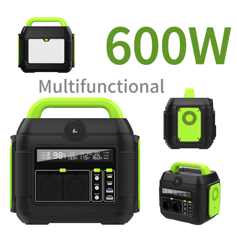 비상 에너지 저장 600W AC 출력 576wh 용량의 휴대용 발전소