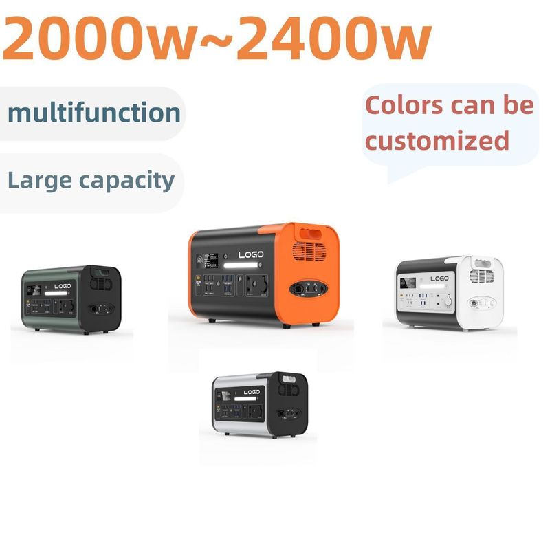 25kg 휴대용 태양광 발전기 야외용 2000W/2200W/2400W 출력 주파수 50/60Hz
