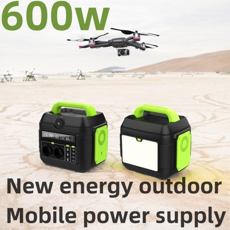 600W 태양광 발전기 세트 S6 야외 및 UAV 응용을위한 휴대용 발전소