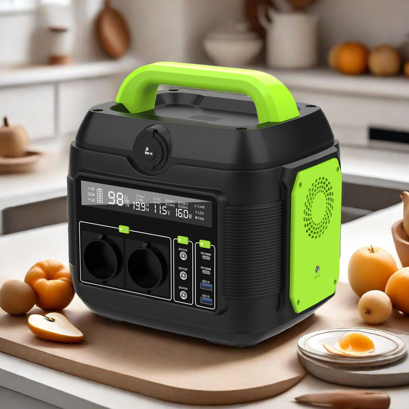 야외 활동용 휴대용 600W 전력 발전소 220V 가전 지원 MPPT는 리?? 배터리