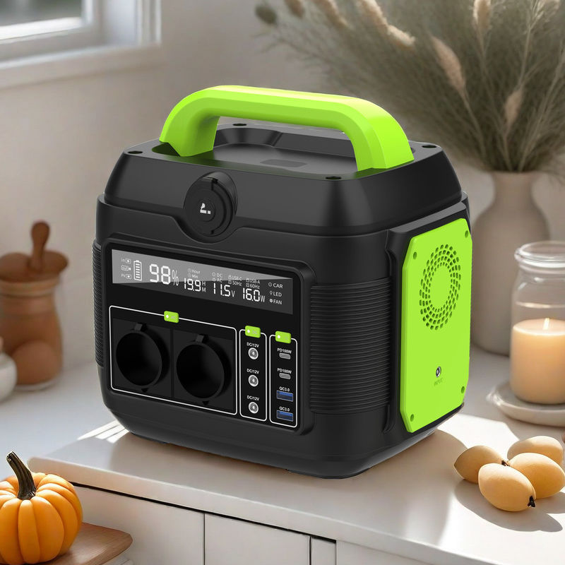 휴대용 발전소 300W 500W 600W 1200W 2200W 캠핑 낚시 중 충전