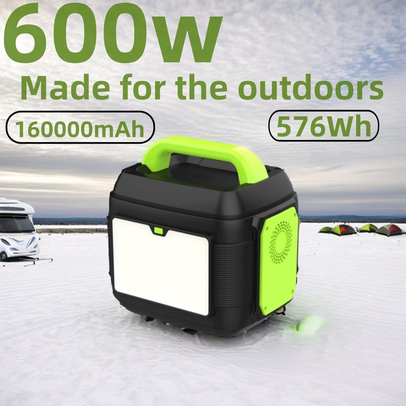 US 320/Piece 요청 샘플 600W 576Wh 14.4V 40Ah 160000mAh 휴대용 태양 발전기