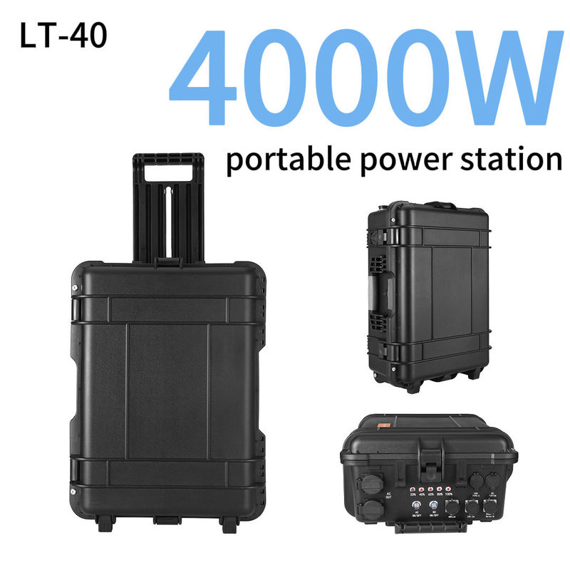 AC 110V 220V 리?? UPS 및 백업과 함께 4000W 더 안전한 야외 가정 태양 에너지 시스템