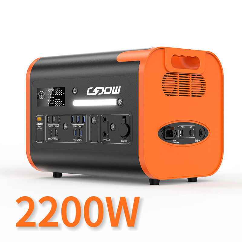 800W 맥스 자동차 및 태양광 충전 2000W 고 용량 빠른 충전 전원 은행