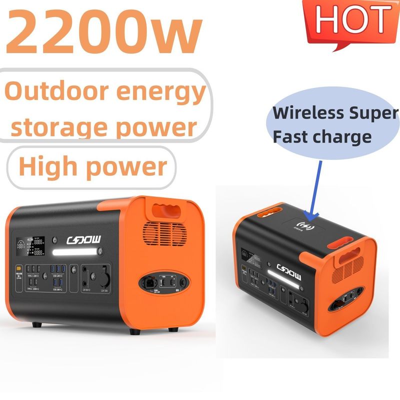 220V 태양 전지 발전기 사무실용으로 설계 2200W 휴대용 충전소 경쟁 가격