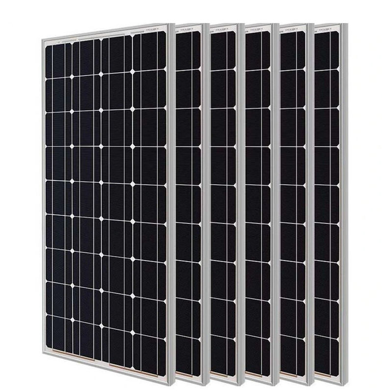 유지보수 없는 25년 태양광 지붕 패널 알루미늄 프레임과 함께 100W 280W 단 결정적 실리콘 태양광 모듈