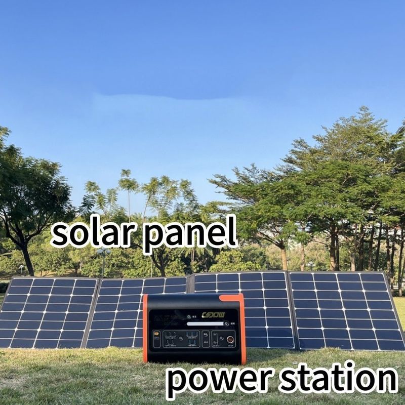 2200W 태양 전지 발전기 2500W 휴대용 발전소와 태양 전지 패널