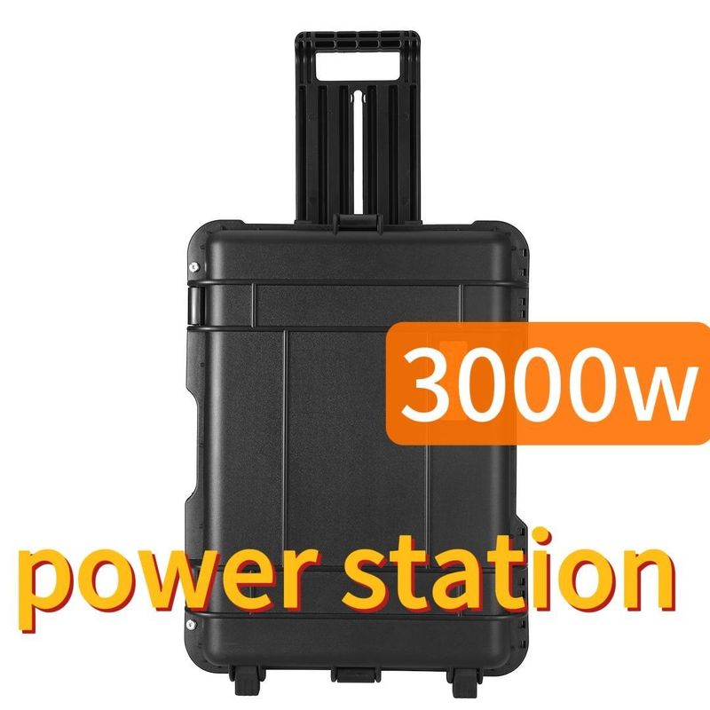 3000W 휴대용 에너지 저장력 발전소 검은색 사용자 정의 CE.Un38.3 인증