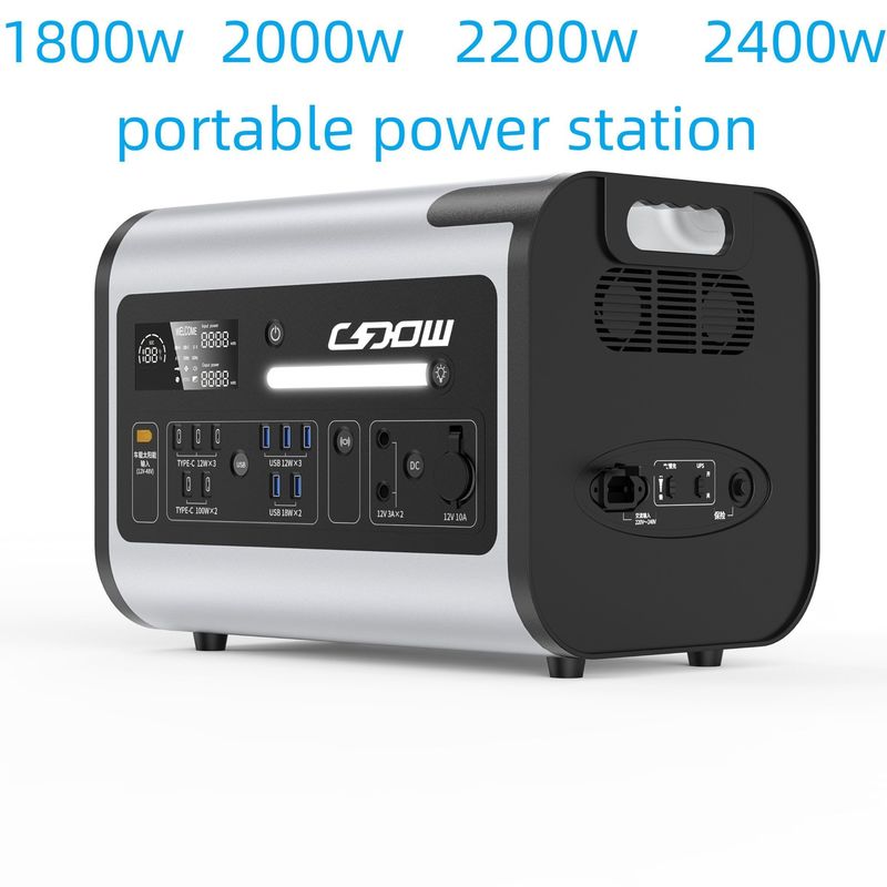 순수 시노파 라이프PO4 220V 가정용 야외 모바일 발전소 2200W 에너지 저장