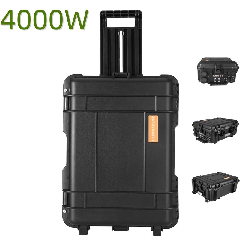 야외 활동용 8000W 최고 전력 LiFePO4 리?? 셀 휴대용 태양 발전기