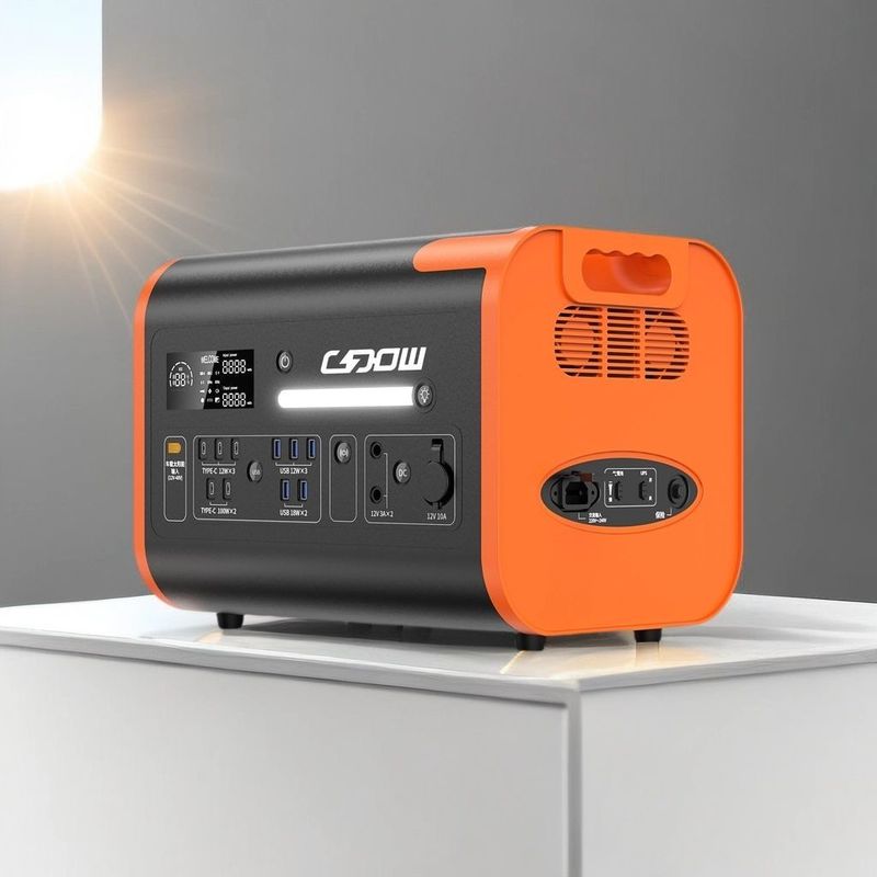 가정 비상 및 야외 캠핑 전력 은행 발전기 2200W AC / DC 인버터