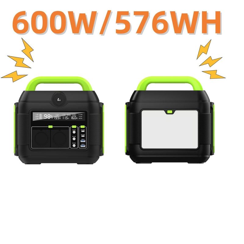 재활용 가능한 600W/160000mAh 빠른 충전 전원 스테이션 110V 휴대용 AC/DC/USB/C 타입 전원 뱅크 S6