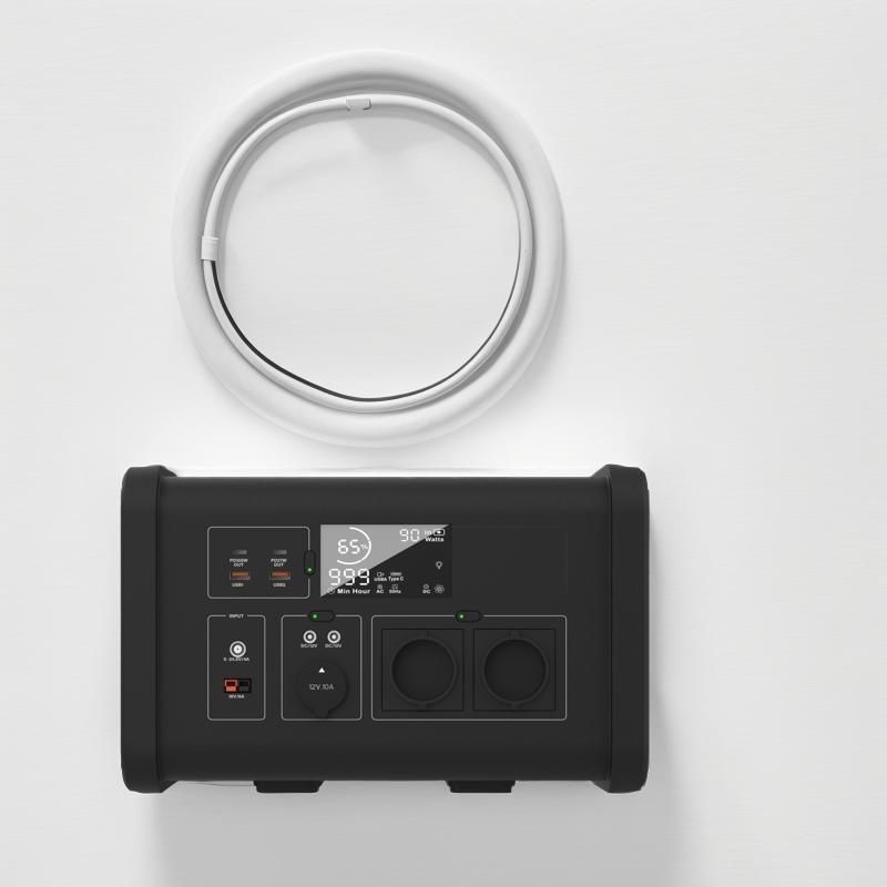 태양 입력 앤더슨 인터페이스 18V/6A 최대 230V 700W LiFePO4 휴대용 발전소