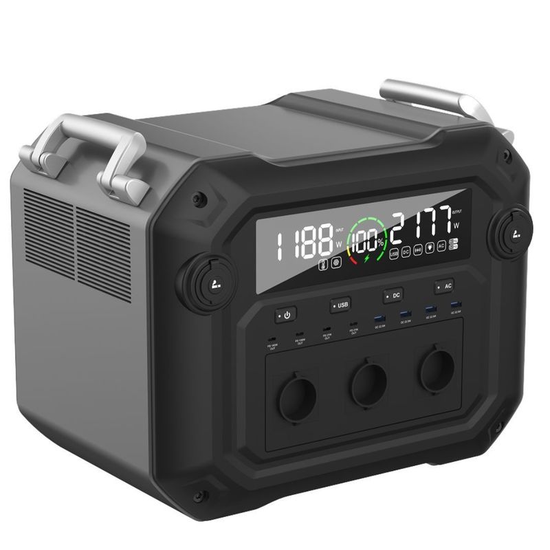 1200W 충전 2500W 가전 휴대용 발전소용 고전력 태양 발전기