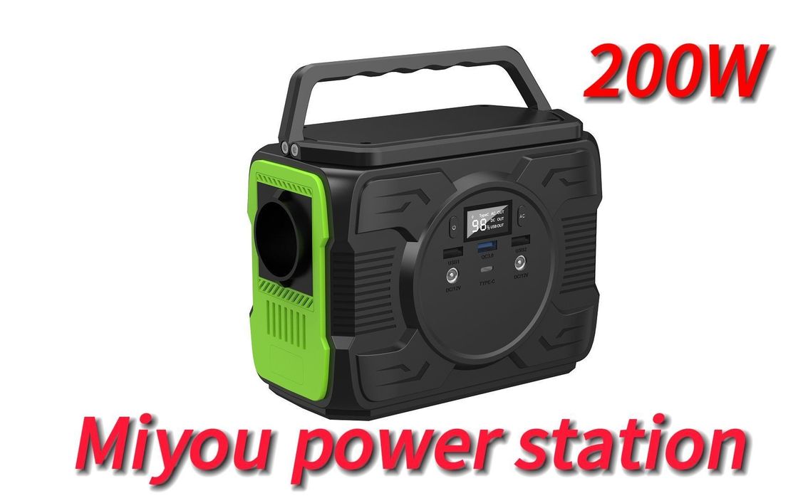 휴대용 재생 에너지 발전기 200W/173wh 태양 에너지 저장 모바일 전원 공급 장치